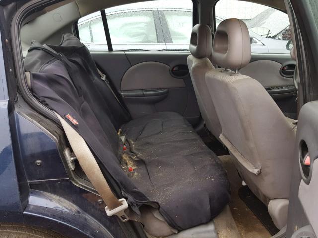 1G8AJ55F07Z196940 - 2007 SATURN ION LEVEL BLUE photo 6