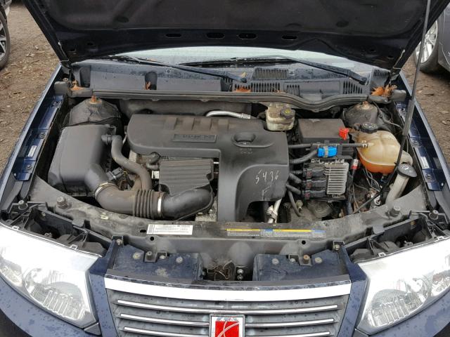 1G8AJ55F07Z196940 - 2007 SATURN ION LEVEL BLUE photo 7