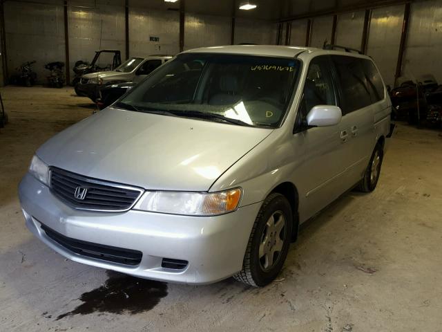 2HKRL18651H532281 - 2001 HONDA ODYSSEY EX SILVER photo 2