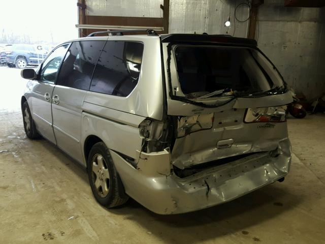 2HKRL18651H532281 - 2001 HONDA ODYSSEY EX SILVER photo 3