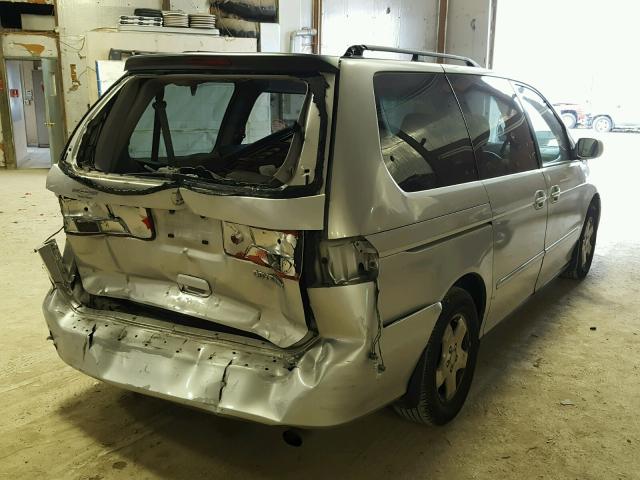 2HKRL18651H532281 - 2001 HONDA ODYSSEY EX SILVER photo 4