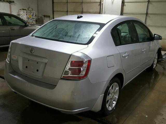 3N1AB61E18L687910 - 2008 NISSAN SENTRA 2.0 SILVER photo 4