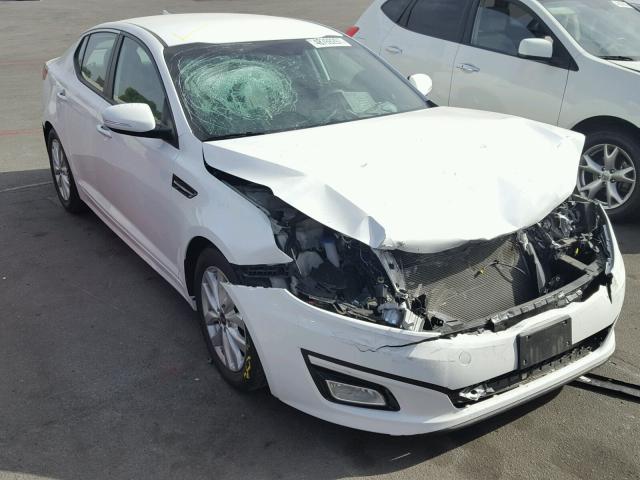 KNAGM4A78F5616852 - 2015 KIA OPTIMA LX WHITE photo 1