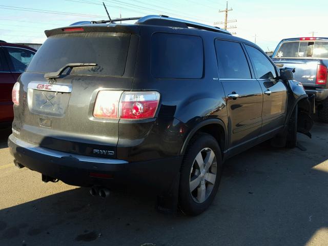 1GKEV33D39J149554 - 2009 GMC ACADIA SLT BLACK photo 4