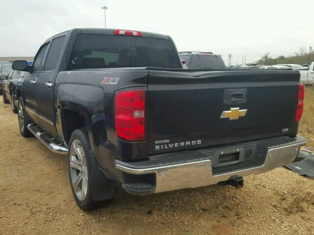 3GCUKSEC4EG325795 - 2014 CHEVROLET SILVERADO BLACK photo 3