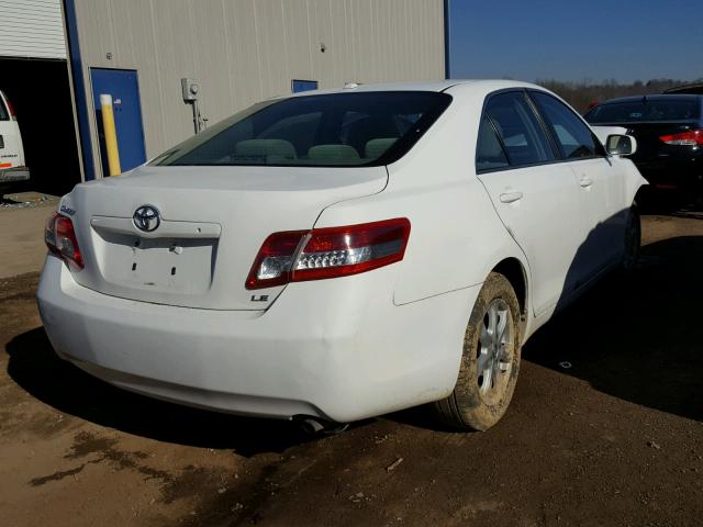 4T1BF3EK5BU746860 - 2011 TOYOTA CAMRY BASE WHITE photo 4