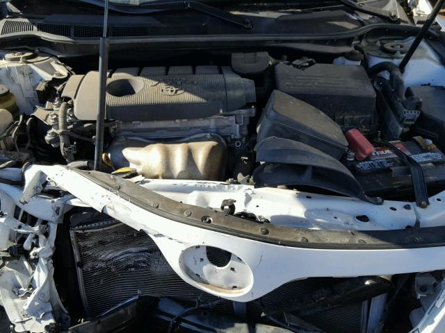 4T1BF3EK5BU746860 - 2011 TOYOTA CAMRY BASE WHITE photo 7