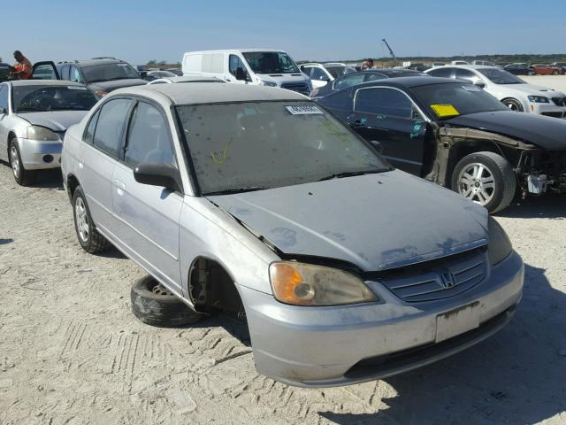 1HGES16532L009514 - 2002 HONDA CIVIC LX WHITE photo 1