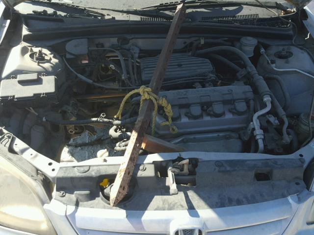 1HGES16532L009514 - 2002 HONDA CIVIC LX WHITE photo 7