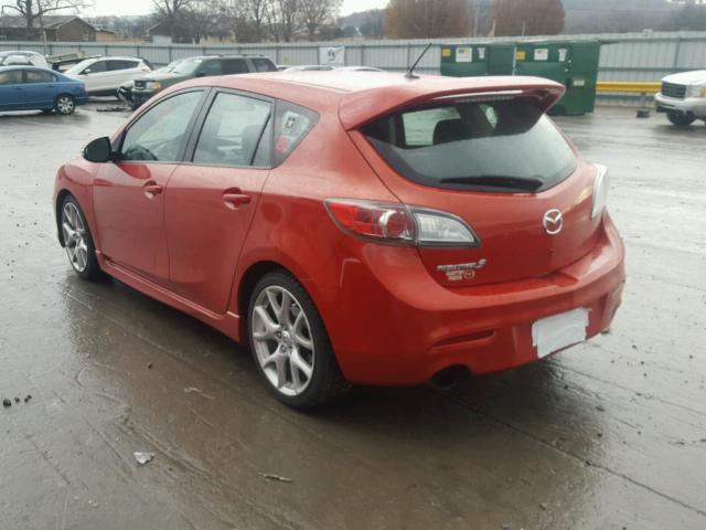 JM1BL1L33C1541280 - 2012 MAZDA SPEED 3 RED photo 3