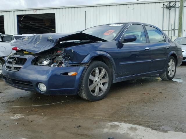 JN1DA31D22T429713 - 2002 NISSAN MAXIMA GLE BLUE photo 2