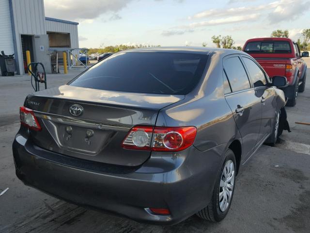 5YFBU4EE5DP149055 - 2013 TOYOTA COROLLA BA CHARCOAL photo 4