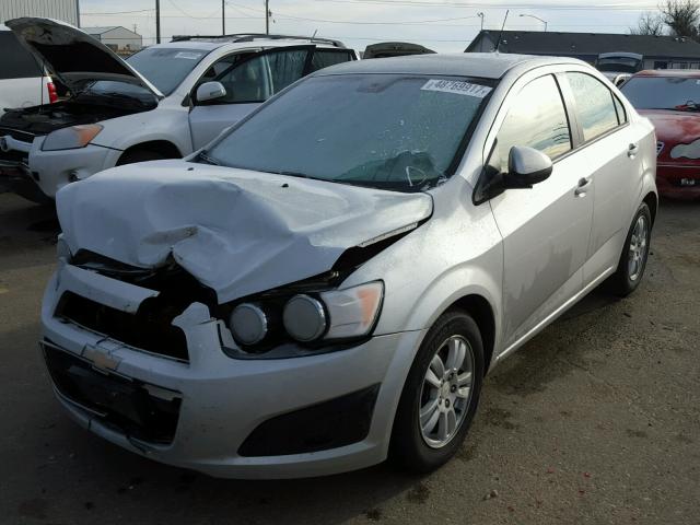 1G1JA5SH0C4142503 - 2012 CHEVROLET SONIC LS SILVER photo 2