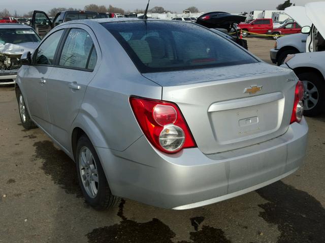 1G1JA5SH0C4142503 - 2012 CHEVROLET SONIC LS SILVER photo 3