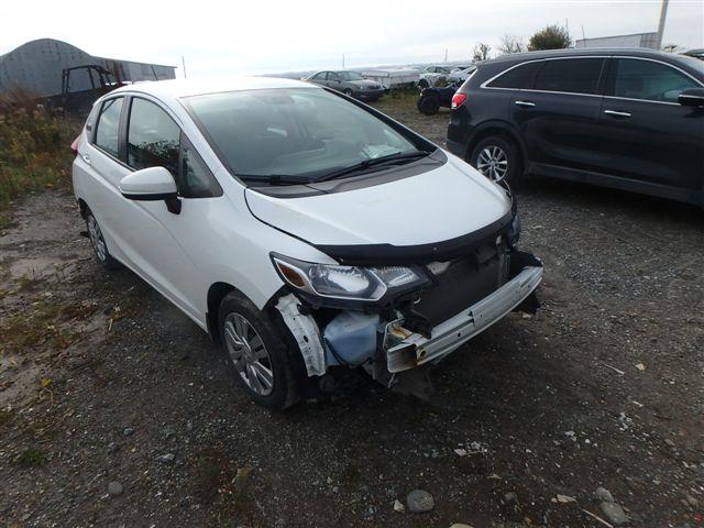 3HGGK5H57FM100190 - 2015 HONDA FIT LX WHITE photo 1