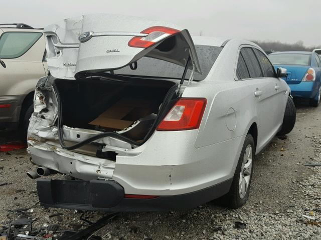 1FAHP2EW8BG156164 - 2011 FORD TAURUS SEL SILVER photo 4