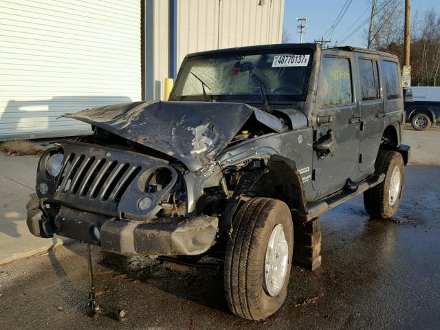 1C4BJWDG5HL538851 - 2017 JEEP WRANGLER U GRAY photo 2