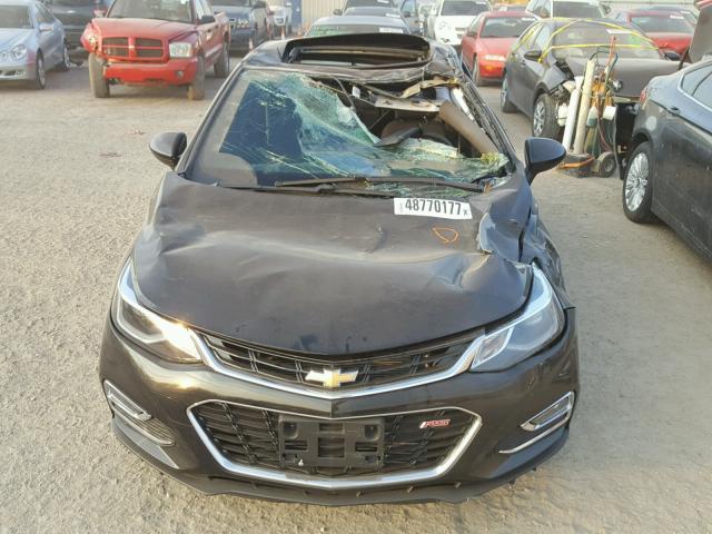 1G1BE5SM6H7199591 - 2017 CHEVROLET CRUZE LT BLACK photo 9