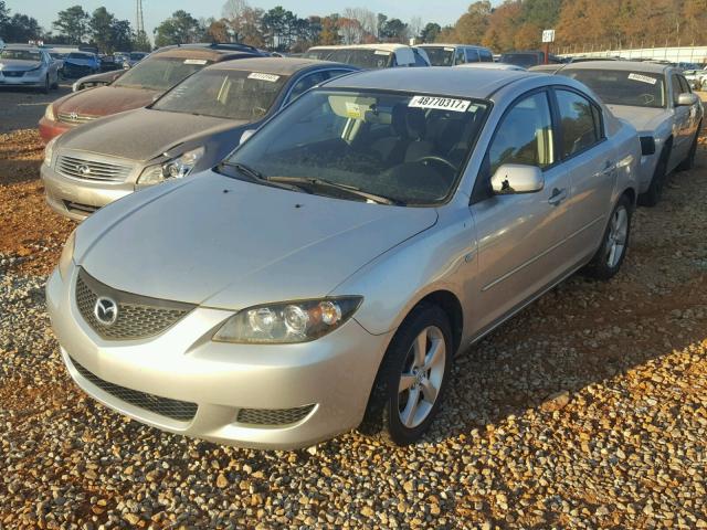 JM1BK12F461478841 - 2006 MAZDA 3 I SILVER photo 2
