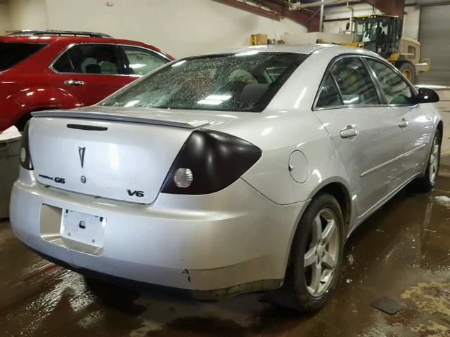 1G2ZG58N474142049 - 2007 PONTIAC G6 BASE SILVER photo 4