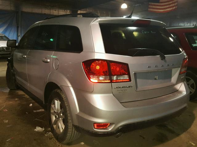 3C4PDCBG6ET107787 - 2014 DODGE JOURNEY SX SILVER photo 3