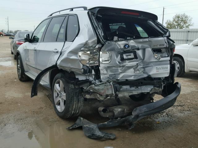 5UXFE43508L032028 - 2008 BMW X5 3.0I SILVER photo 3