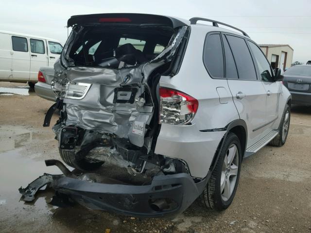 5UXFE43508L032028 - 2008 BMW X5 3.0I SILVER photo 4