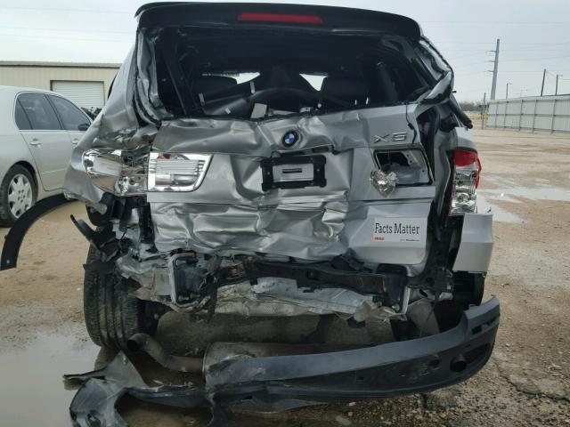 5UXFE43508L032028 - 2008 BMW X5 3.0I SILVER photo 9