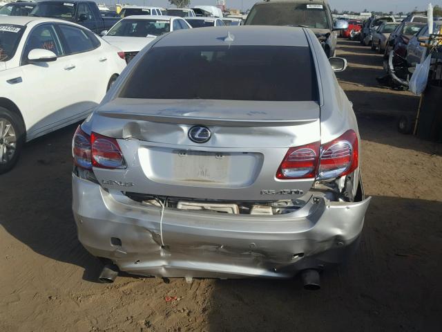 JTHBC1KS7A5021676 - 2010 LEXUS GS 450H SILVER photo 9