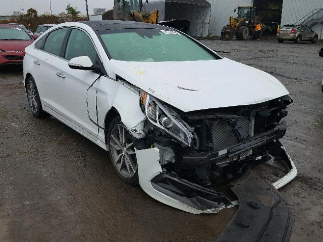 5NPE34AB6FH153949 - 2015 HYUNDAI SONATA SPO WHITE photo 1