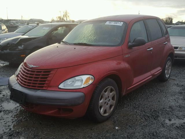 3C4FY48B42T345473 - 2002 CHRYSLER PT CRUISER RED photo 2