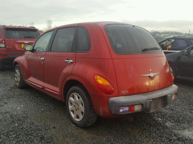 3C4FY48B42T345473 - 2002 CHRYSLER PT CRUISER RED photo 3