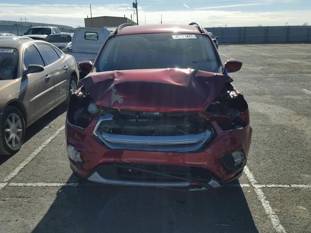 1FMCU0GD4HUD28077 - 2017 FORD ESCAPE SE 红色 照片 9