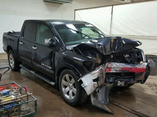 1N6BA07C88N324573 - 2008 NISSAN TITAN XE BLACK photo 1