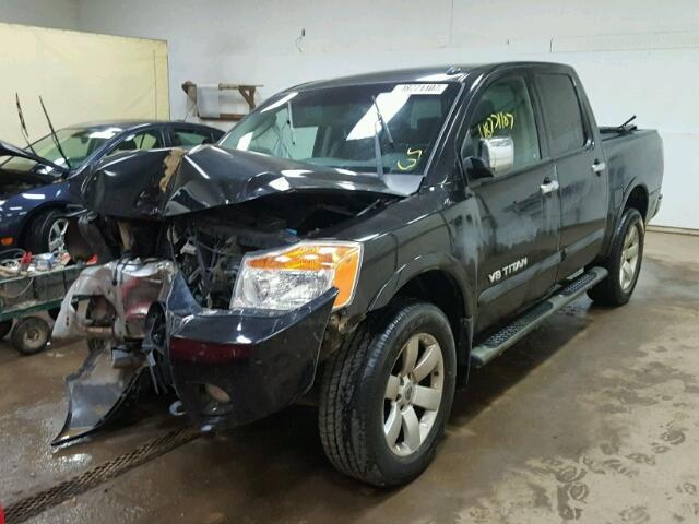 1N6BA07C88N324573 - 2008 NISSAN TITAN XE BLACK photo 2