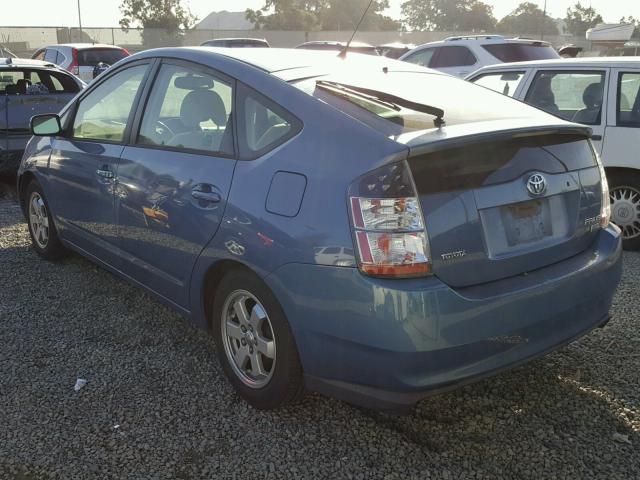 JTDKB20U940018102 - 2004 TOYOTA PRIUS BLUE photo 1