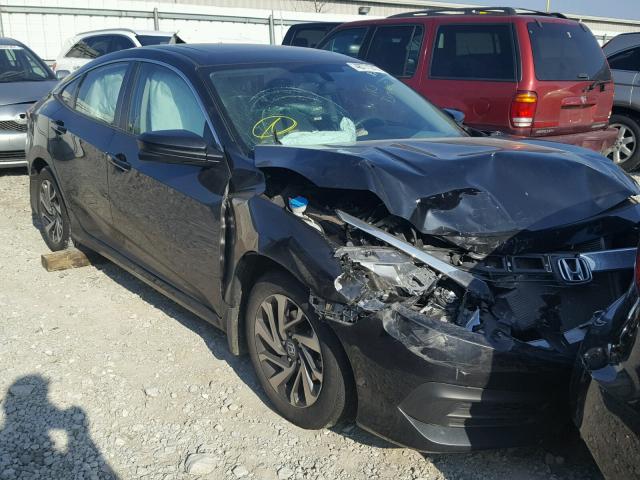 19XFC2F7XGE010652 - 2016 HONDA CIVIC EX შავი ფოტო 1