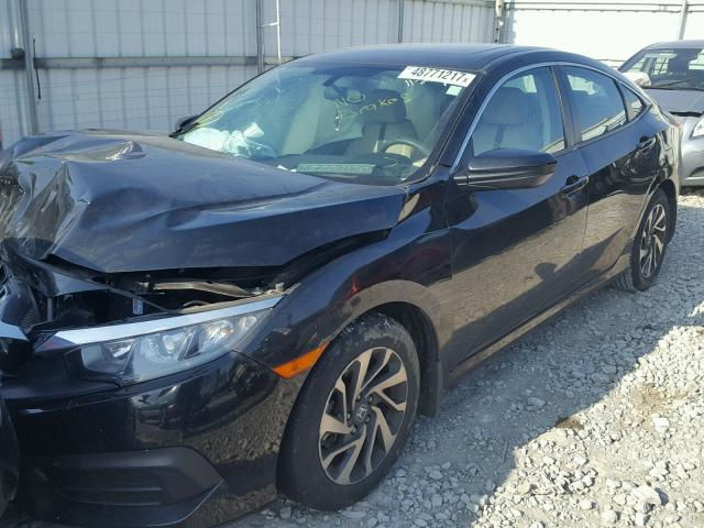 19XFC2F7XGE010652 - 2016 HONDA CIVIC EX BLACK photo 2