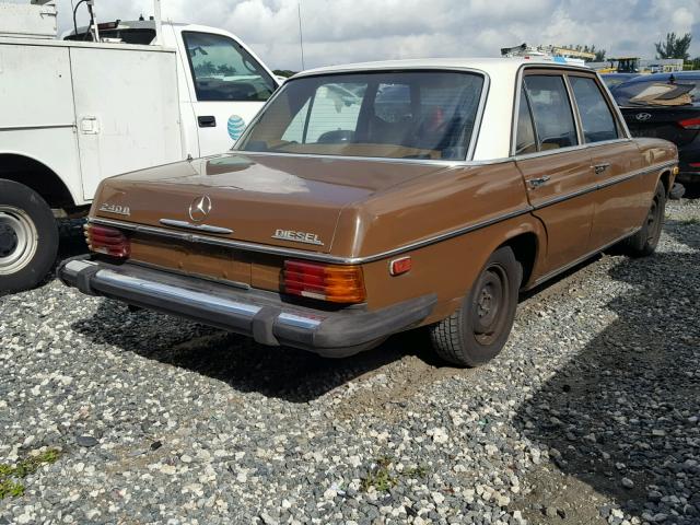 11511712124451 - 1976 MERCEDES-BENZ 240D GOLD photo 4