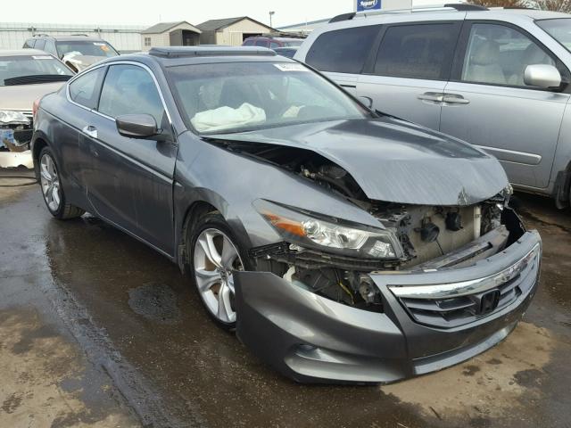 1HGCS2B80BA006112 - 2011 HONDA ACCORD EXL GRAY photo 1