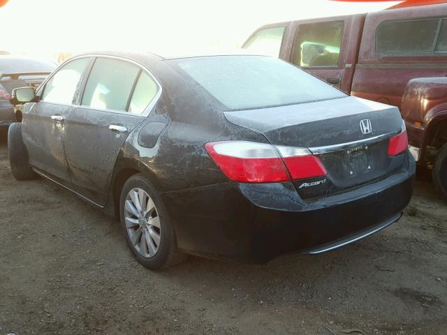 1HGCR2F70DA215821 - 2013 HONDA ACCORD EX BLACK photo 3