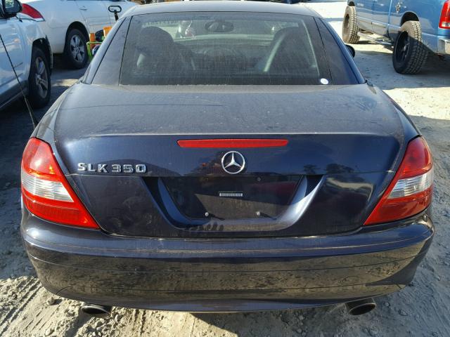 WDBWK56F35F038712 - 2005 MERCEDES-BENZ SLK 350 BLUE photo 6