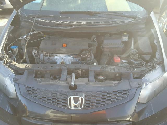 2HGFG3B59CH533921 - 2012 HONDA CIVIC LX BLACK photo 7