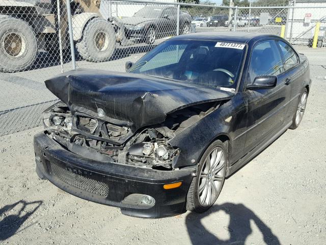 WBABD53424PL14736 - 2004 BMW 330 CI BLACK photo 2
