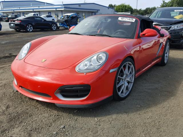 WP0CB2A81BS745421 - 2011 PORSCHE BOXSTER S RED photo 2