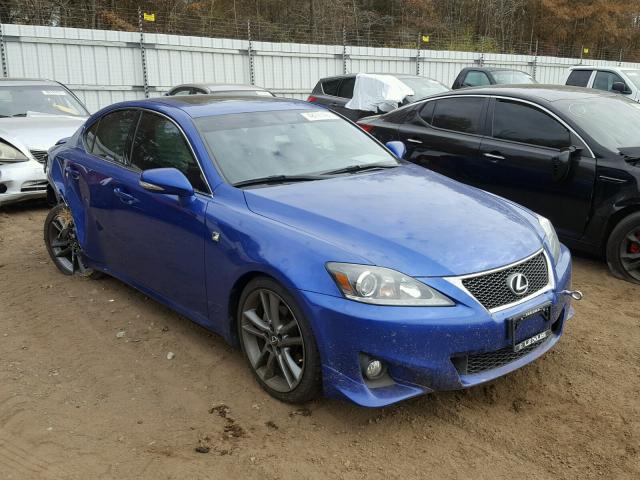 JTHBF5C25B5156833 - 2011 LEXUS IS 250 BLUE photo 1