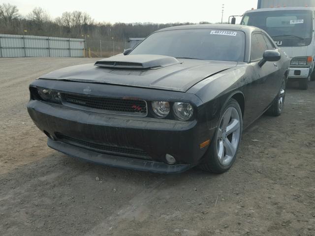 2C3CDYBT6DH601197 - 2013 DODGE CHALLENGER BLACK photo 2