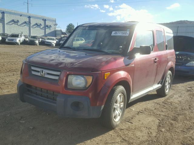 5J6YH28768L008794 - 2008 HONDA ELEMENT EX MAROON photo 2