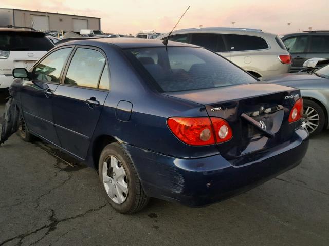 2T1BR32E67C738233 - 2007 TOYOTA COROLLA CE BLUE photo 3