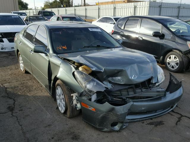 JTHBA30G655096214 - 2005 LEXUS ES 330 GREEN photo 1